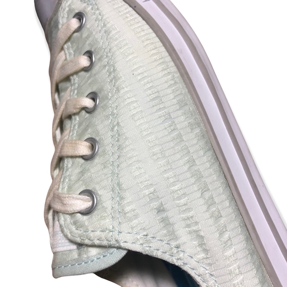 CONVERSE All Star Green/White Women’s Sneakers shoes Sz 9 - Picture 6 of 7